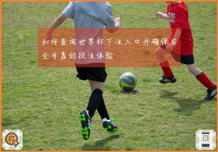 如何查询世界杯下注入口并确保安全可靠的投注体验
