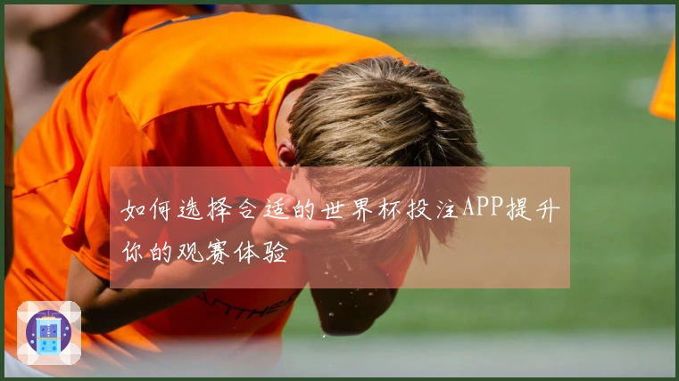 如何选择合适的世界杯投注APP提升你的观赛体验