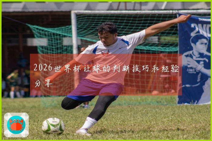2026世界杯让球的判断技巧和经验分享